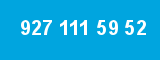 927 111 59 52